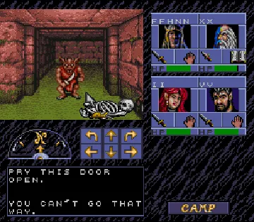 Advanced Dungeons & Dragons - Eye of the Beholder (USA) screen shot game playing